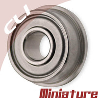Thumb extended inner ring flanged miniature stainless steel bearing sfrw 402