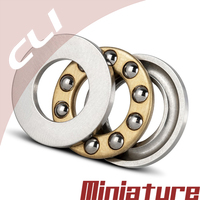 Thumb miniature thrust ball bearings with grooved washers 402