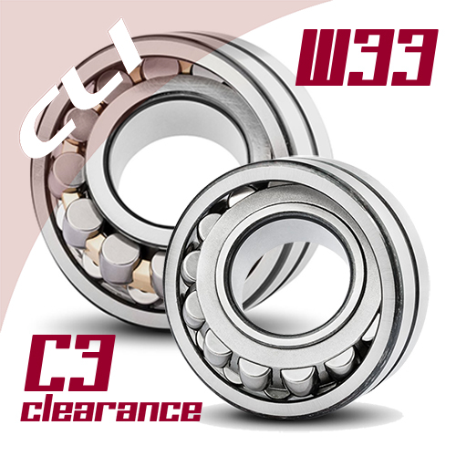 Original spherical roller bearing cc w33 244