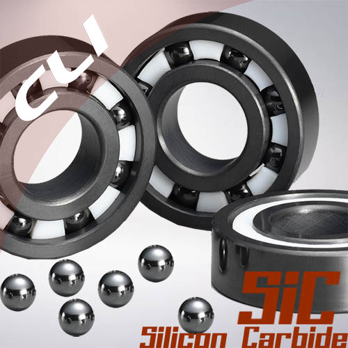 Original silicon carbide sic ptfe ceramic bearings cli